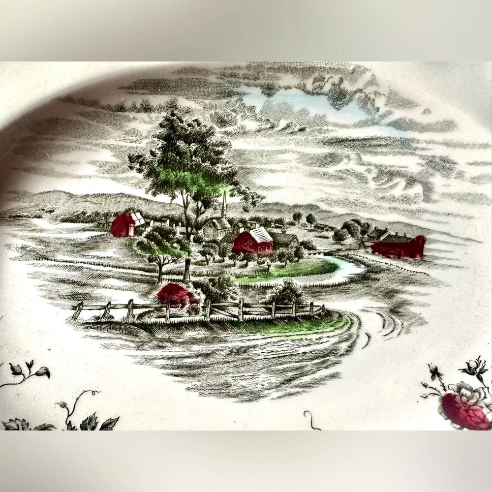 Johnson Brothers 10” Rectangular Serving Platter from “The Road Home” Collection